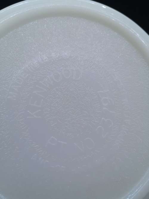 Kenwood mixing bowl - milk glass