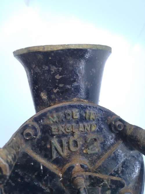 VINTAGE CAST IRON SPONG NO2 COFFEE GRINDER