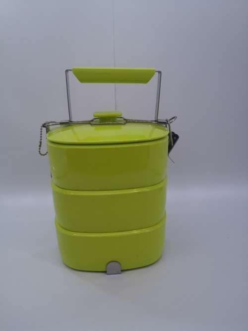 Green 3 tier Food Carrier Premium Quality tiffen