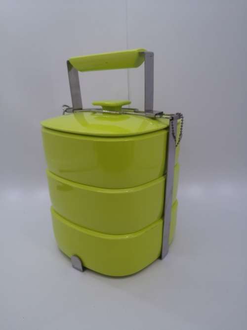 Green 3 tier Food Carrier Premium Quality tiffen
