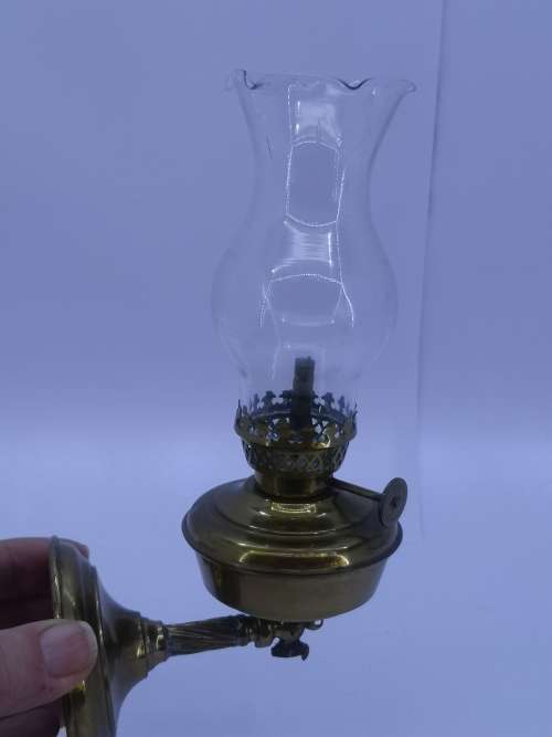Antique oil lamp Perkeo Germany for wall or table D.R.G.M