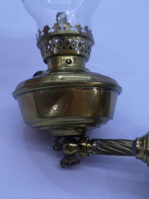 Antique oil lamp Perkeo Germany for wall or table D.R.G.M