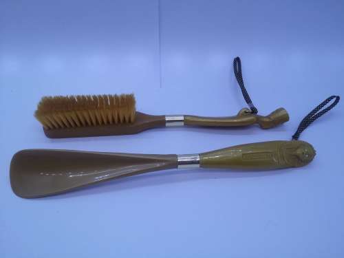 Shoe horm and brush set - Egyptian