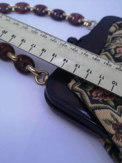 Vintage bag - made in Italy - with comb in leather case