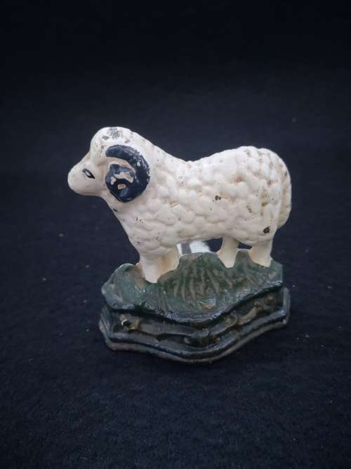French Vintage Door Stop /Vintage Cast Iron Door Stop