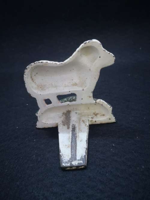 French Vintage Door Stop /Vintage Cast Iron Door Stop