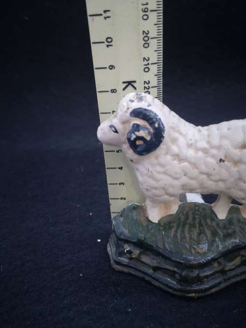 French Vintage Door Stop /Vintage Cast Iron Door Stop