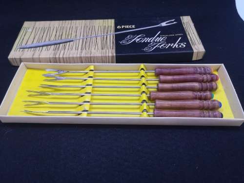 Set fondue forks