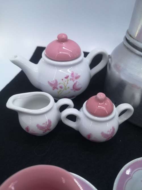 Tea time Kiddies combo -tea sets and double boiler  no lid