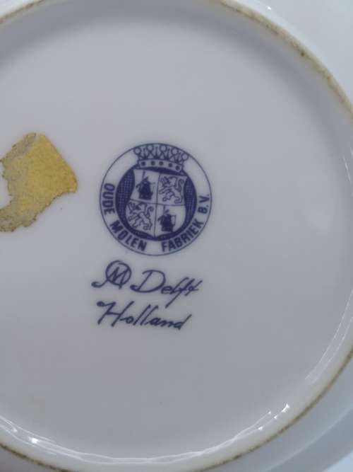 Delft - Oude Molen plate