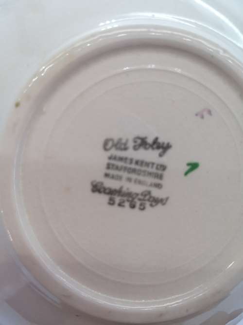 Old Foley  plate