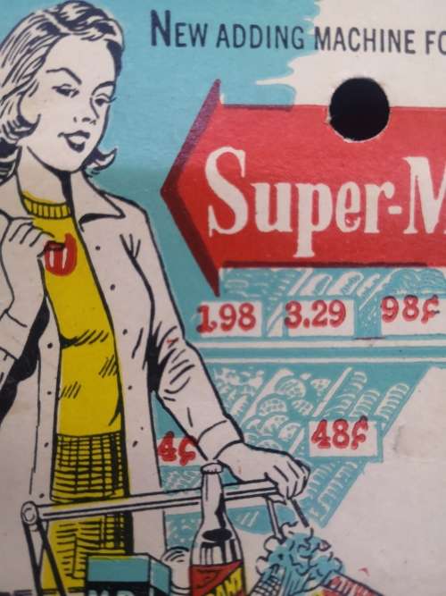 Supermarket adder  - unused
