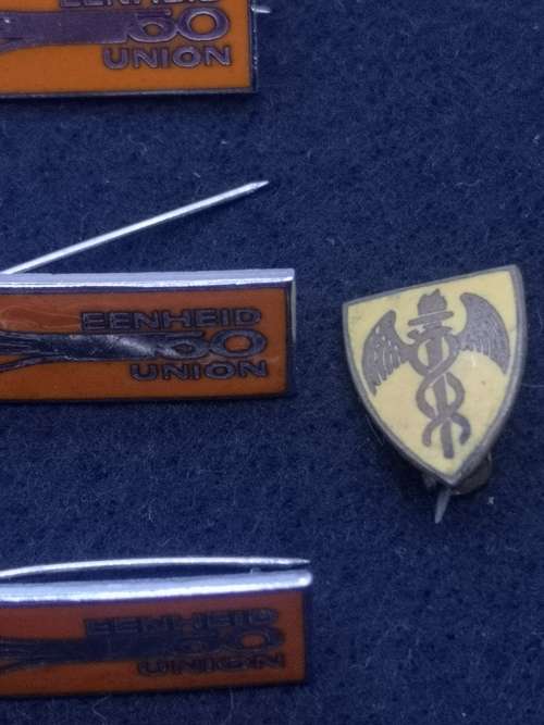 Eenheid  50 years of Union  badges and more!