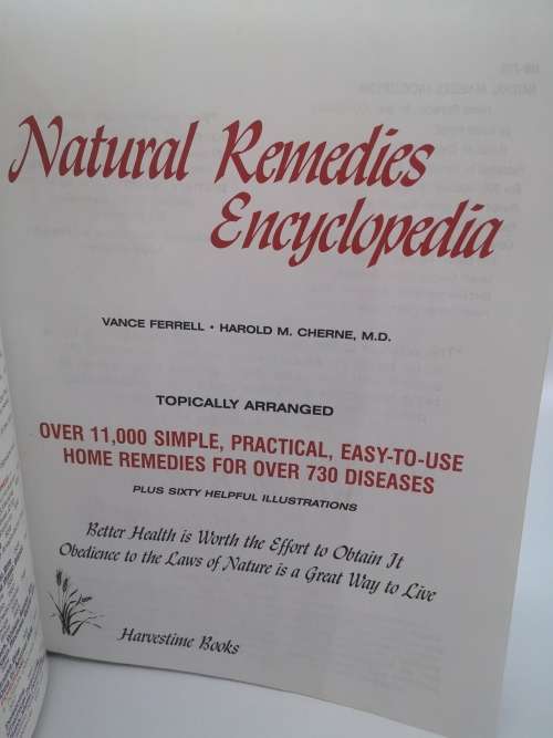 Natural remedies encyclopedia fourth edition - hard cover