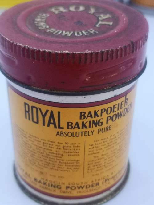 Royal baking powder tins