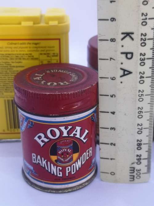 Royal baking powder tins