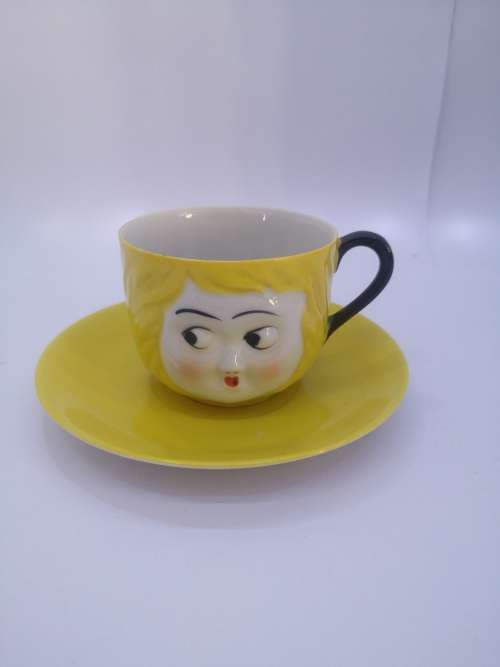 Character cup and saucer