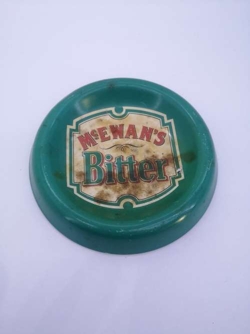 Mc Evans Bitter tin ashtray