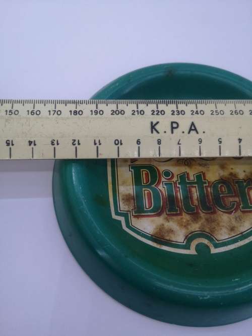 Mc Evans Bitter tin ashtray