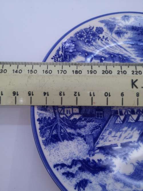 Staffordshire blue plate