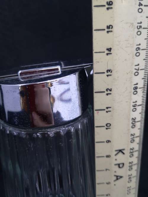 Retro French Chrome and Glass Bistro Sugar Dispenser