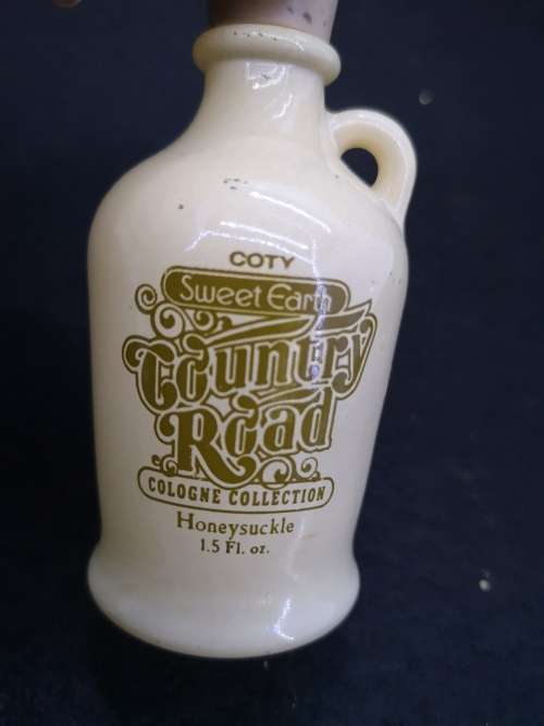 Vintage Country road Cologne bottle  Coty- empty