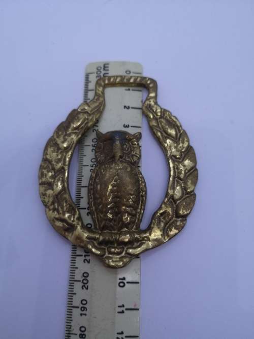Vintage owl brass