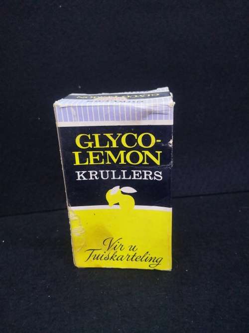 Glyco-Lemon curlers! Box in Afrikaans and English