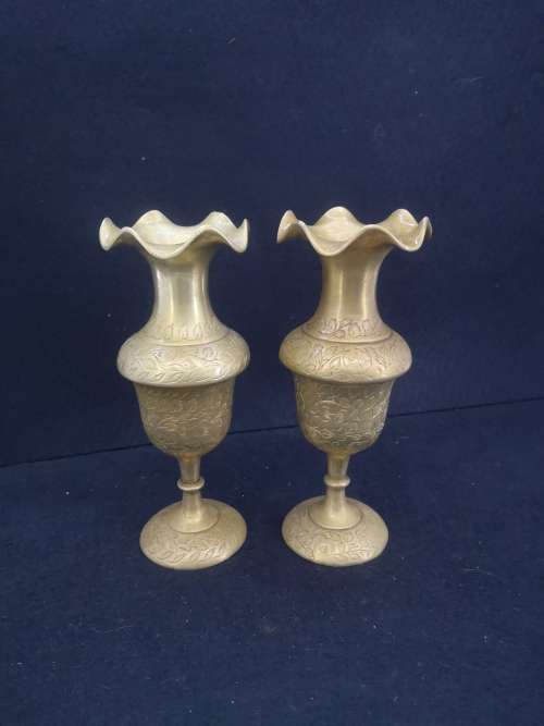 Brass vases