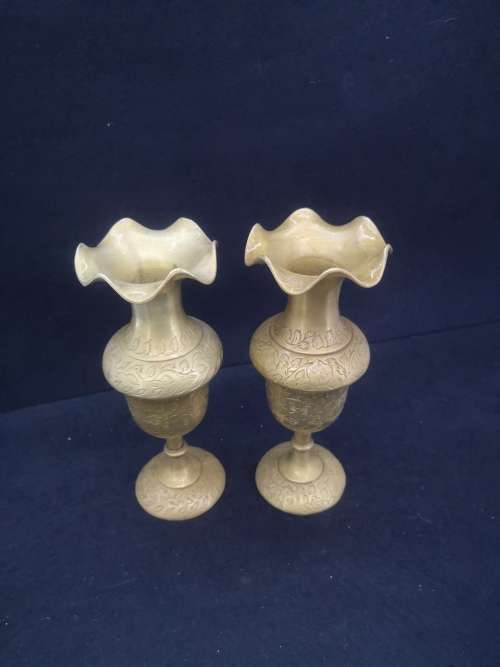 Brass vases