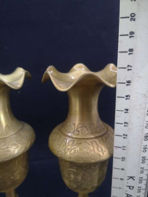 Brass vases