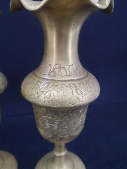 Brass vases
