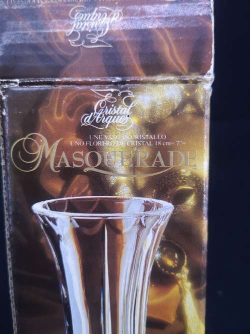 Vintage Masquerade vase