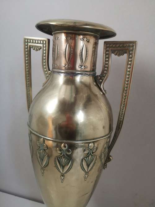 Daalderop Brass vase made in Holland - TIEL