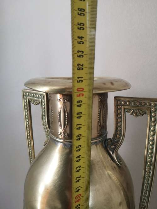 Daalderop Brass vase made in Holland - TIEL