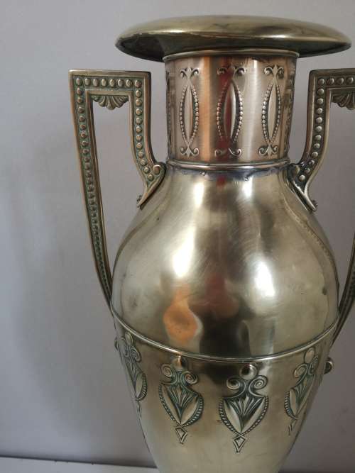 Daalderop Brass vase made in Holland - TIEL