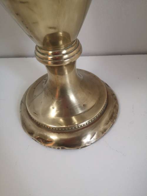 Daalderop Brass vase made in Holland - TIEL