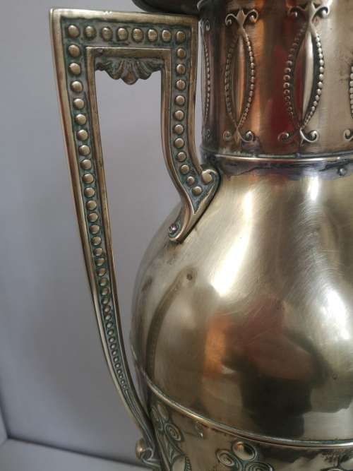 Daalderop Brass vase made in Holland - TIEL