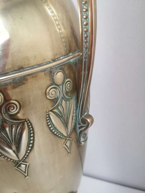 Daalderop Brass vase made in Holland - TIEL