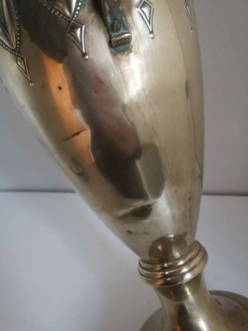 Daalderop Brass vase made in Holland - TIEL