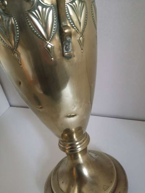 Daalderop Brass vase made in Holland - TIEL