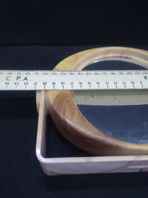 Vintage wall mountable rotate mirror