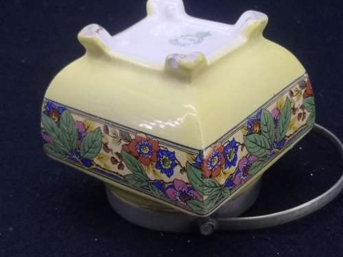 Lancasters England biscuit barrel - small -  note chip on the one foot