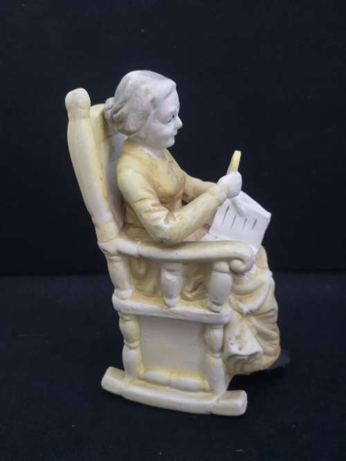 Old Lady/Grandma figurine on chair
