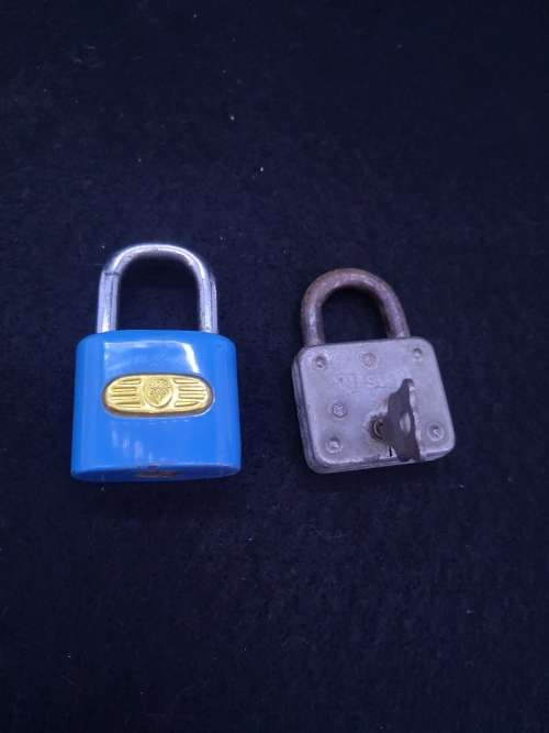 Padlocks - old one with key
