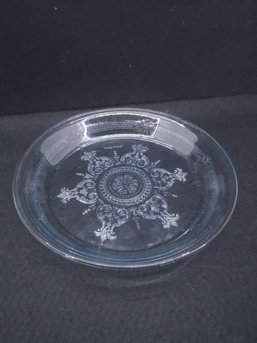 Fire King glass pie dish
