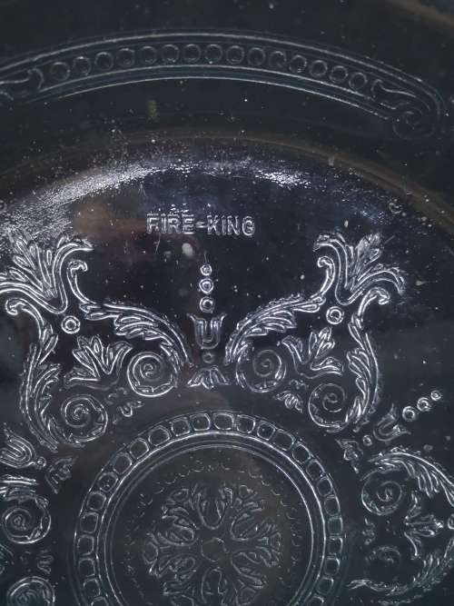Fire King glass pie dish