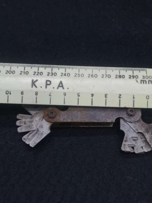Vintage Moore & Wright Sheffield England No. 800 Screw Thread Pitch Gauge