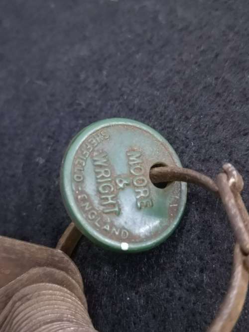Vintage Moore & Wright Sheffield England No. 205 Radius Gauge on ring