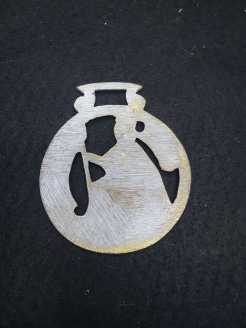 Vintage English Penny Coin Horse Brass 1983
